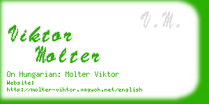 viktor molter business card